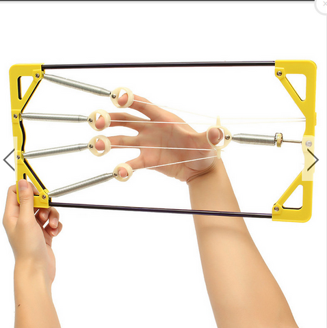Adjustable Finger Hand Power Up Trainer Hand Grip Exerciser for Guitar Music Sport Player