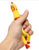 Yellow Screaming Rubber Chicken Pet DogToy Squeaker Stress Relievers Gift