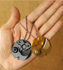 Multi-functional Coin Shaped Folding EDC Portable Mini Knife Outdoor Pocket Survival Tools with Key